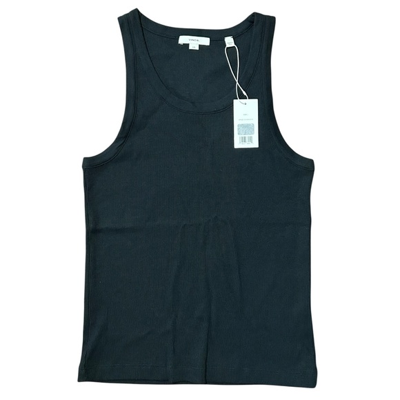 Vince Ribbed Scoop-Neck Tank - Picture 4 of 7